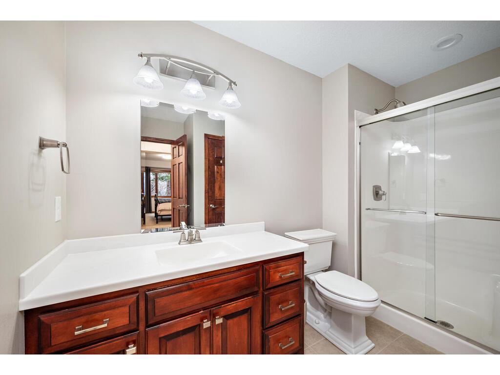 3/4 bath on lower level