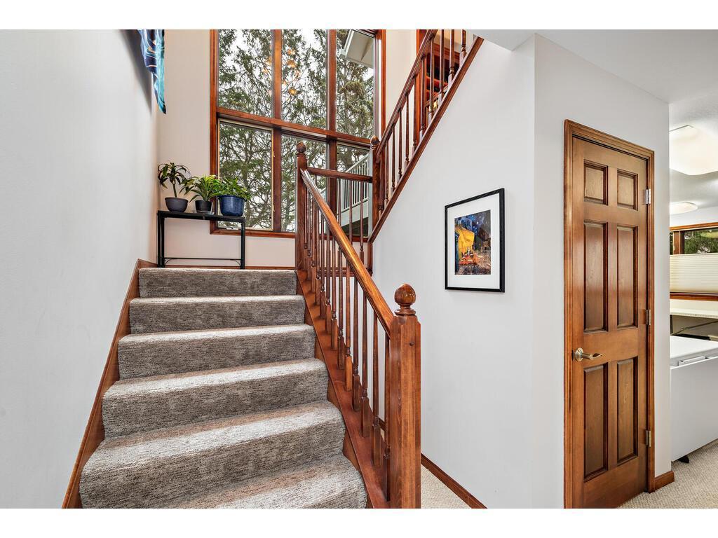 GREAT light in the staircase leading to the lower level