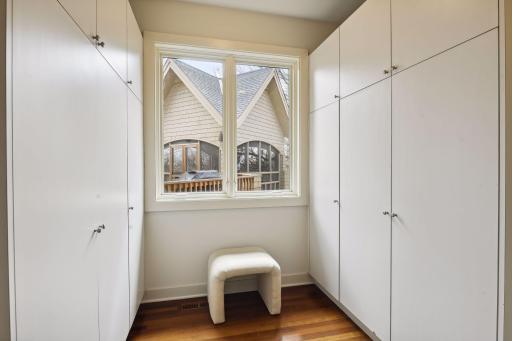 Mud room and storage at garage