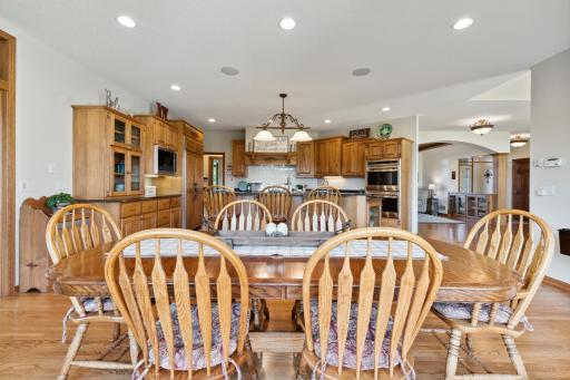 Recessed lighting on dimmers lets you control the indirect lighting. Notice dimmers throughout as you tour. In-ceiling speakers allow you to set a relaxing tone throughout your home.