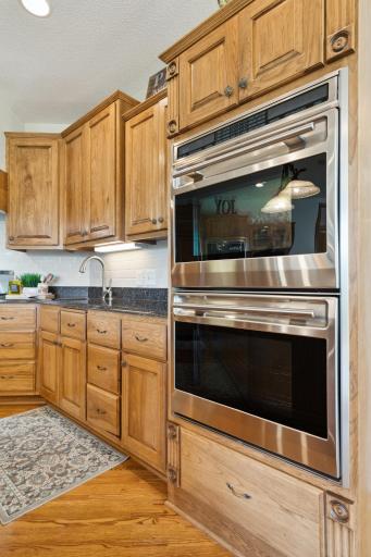 A pizza party will execute flawlessly with Wolf double ovens! They both have dual convection fans too. Just make sure to pay close attention to the "convection oven" cooking instructions. :)