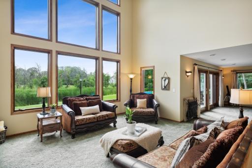 The Great Room and rec room are directly connected to each other, making for such an amazing entertaining space.