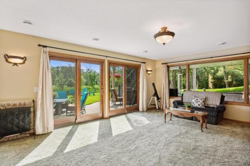 Two 6' patio doors lead to an amazing outdoor living space.