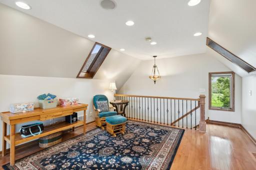 Even the railing is top notch - and there are windows on both ends so you can get the breeze rolling through!