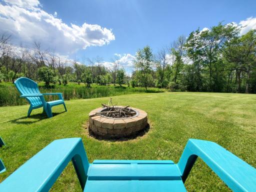 Enjoy an evening with family by the firepit, having s'mores or just taking in the view.