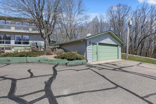 2 car garage with underground walkway to the home