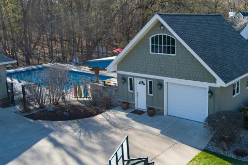 Pool house could become a guest house or office.