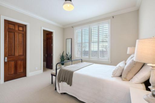 Four generous and spacious bedrooms, each with its own bathroom, on the upper level.