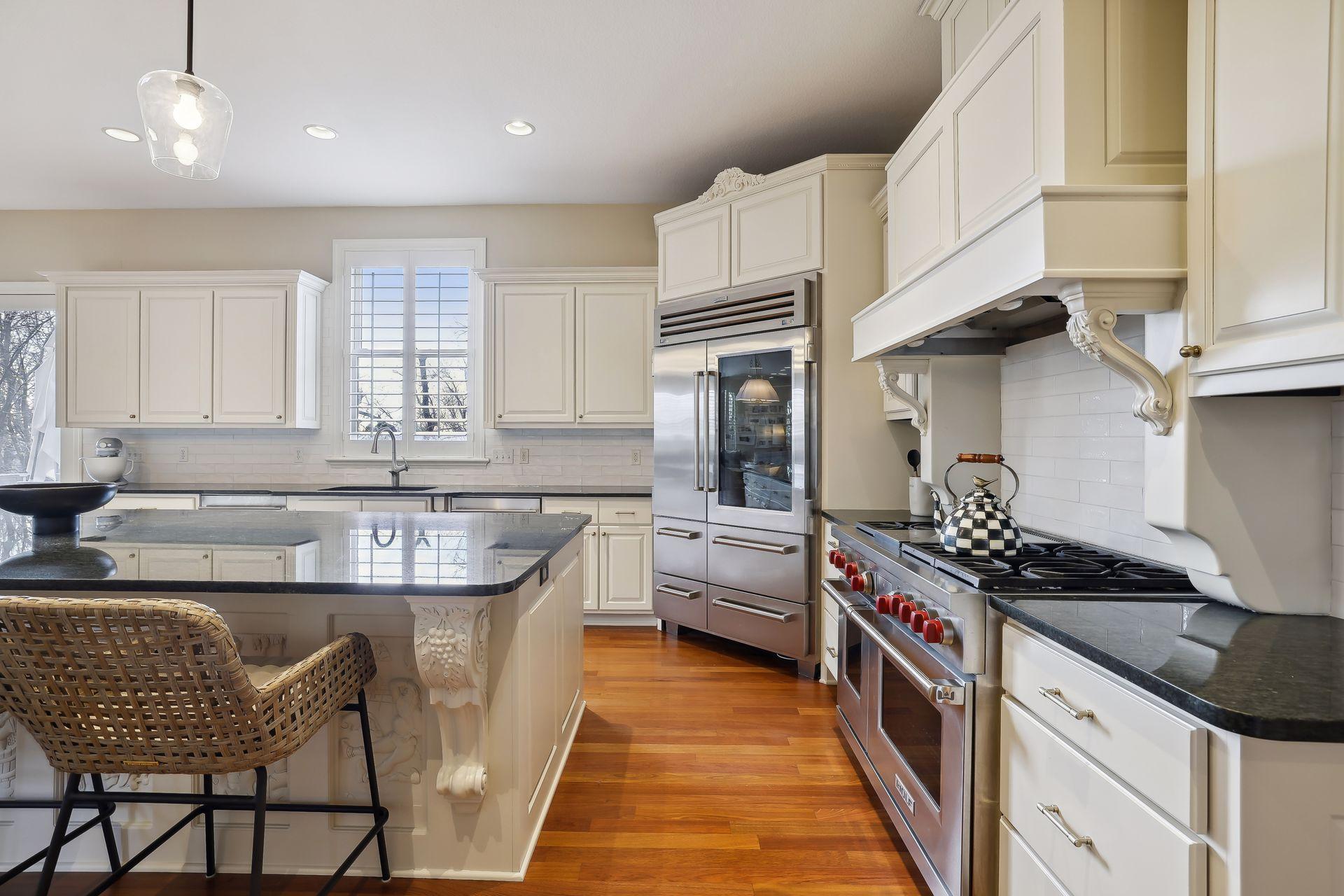 Create culinary perfection with high-end appliances.