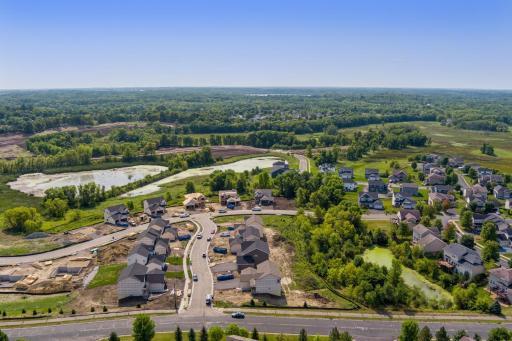 Beautiful community with trees, ponds and wide open spaces.