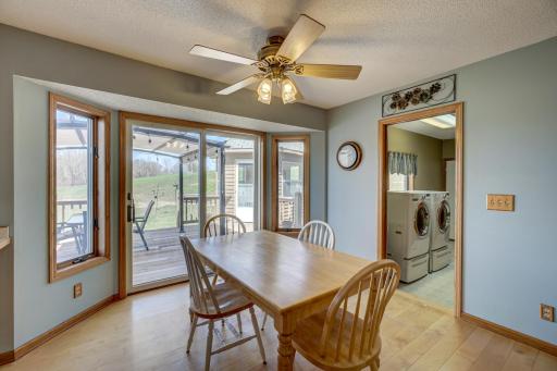 Complete with easy walkout access to the deck