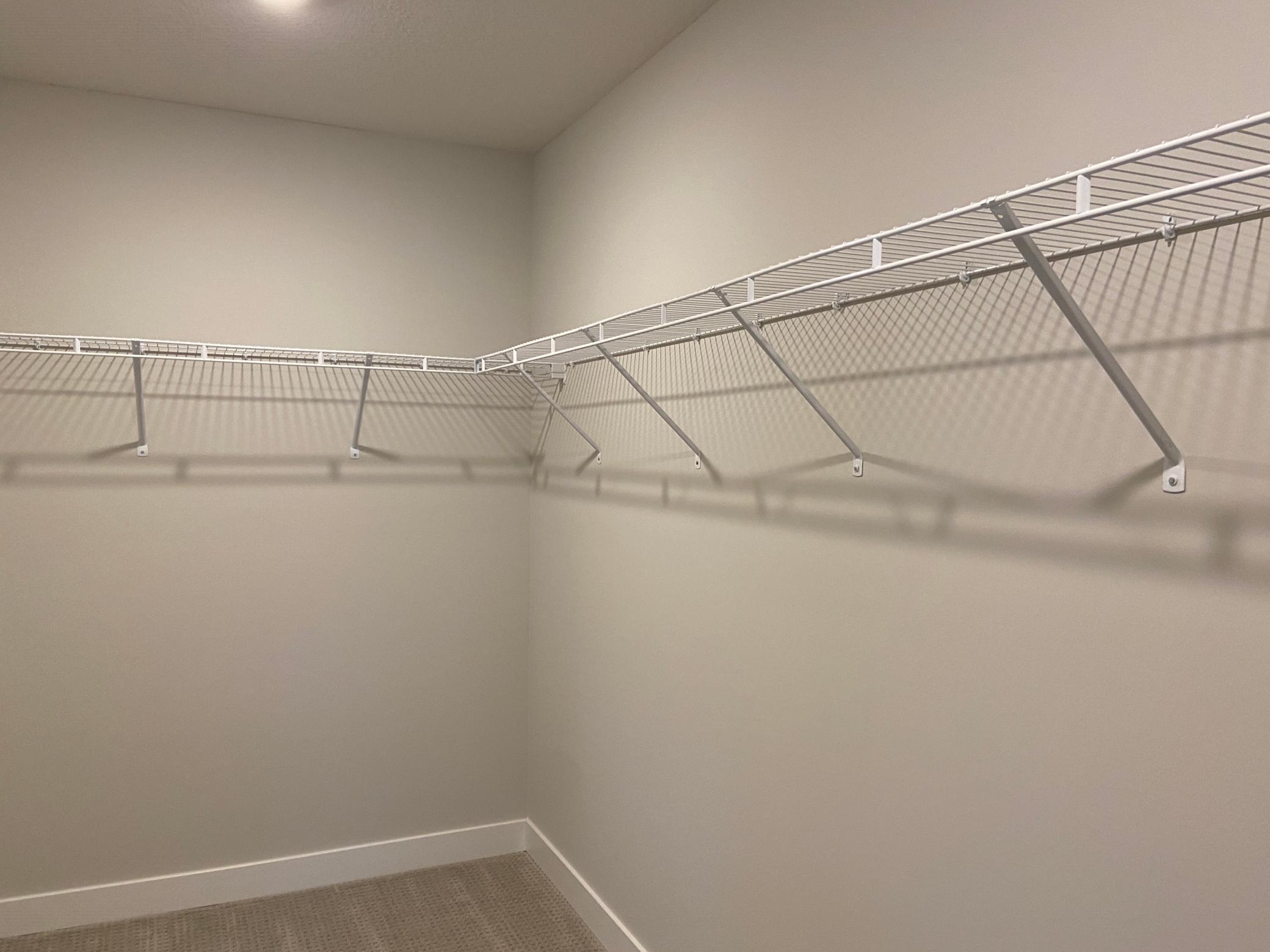 Walk In Closets throughout home