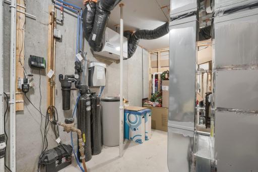 High efficiency furnace and air conditioner