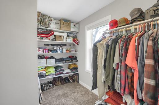 Huge walk in closet