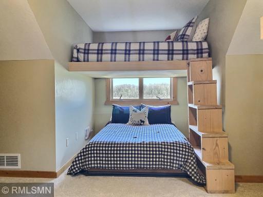 Climb up the staircase and count your blessings on a day well spent on the lake and be prepared for exciting dreams about what you could do tomorrow.