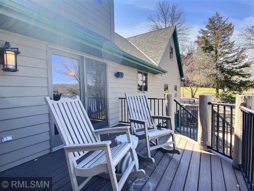 Enjoy the lake views and relax on the maintenance free deck.