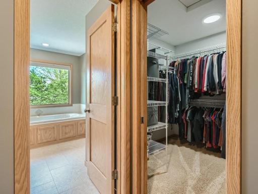 With a large walk-in closet and full en suite bathroom.