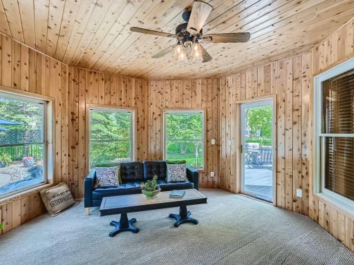 3-seasons porch adds living space you can enjoy.
