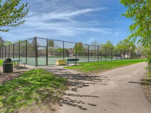 Evenings filled with tennis or pickleball!