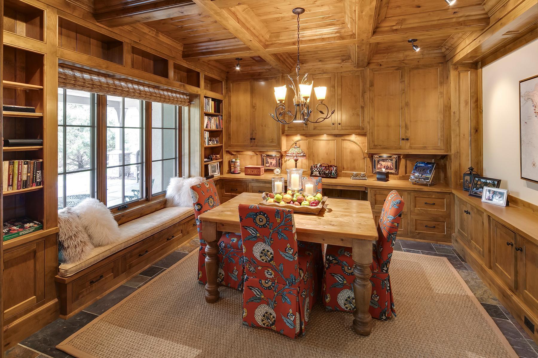 Office with built-ins