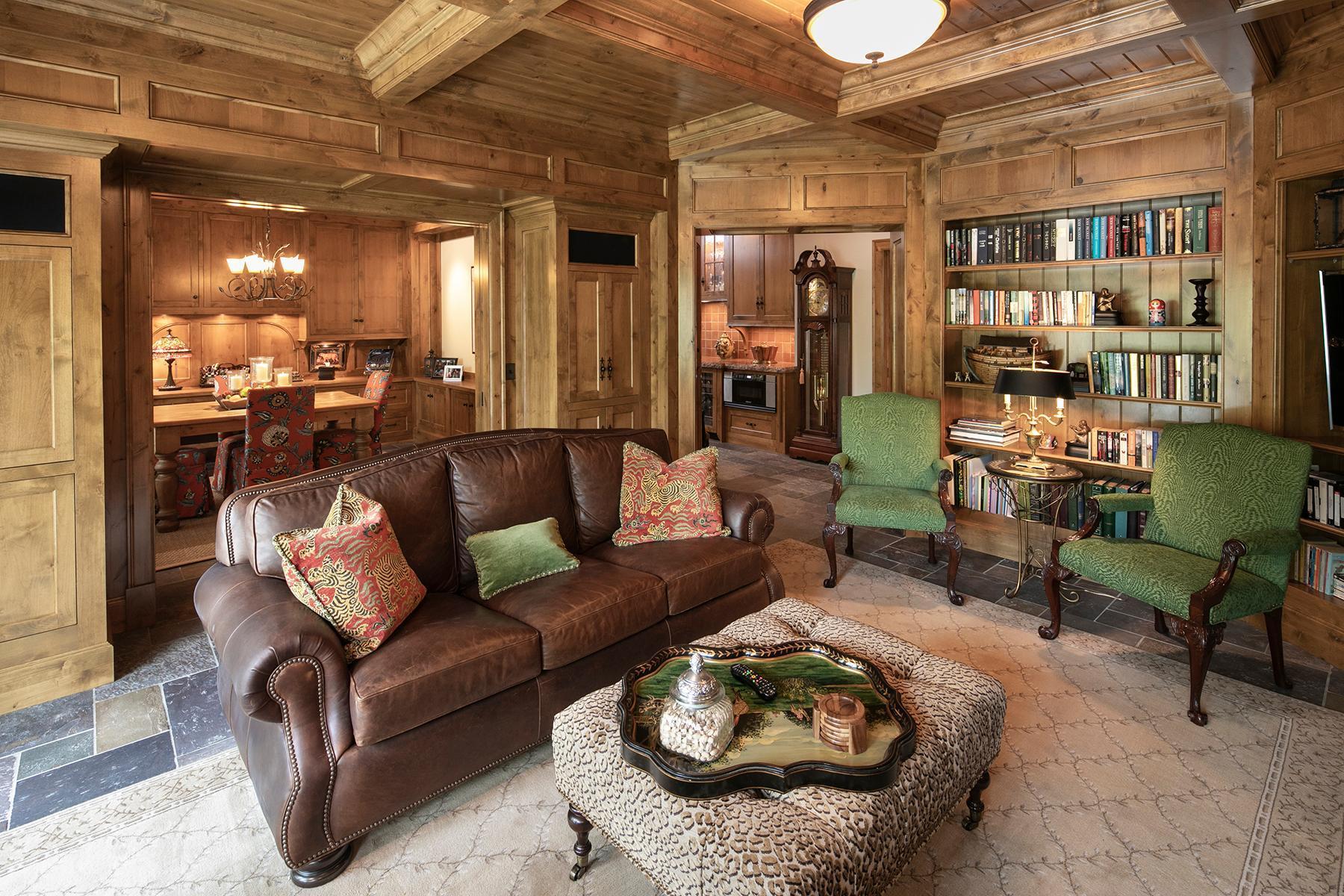 Office opens to Family room for more space!