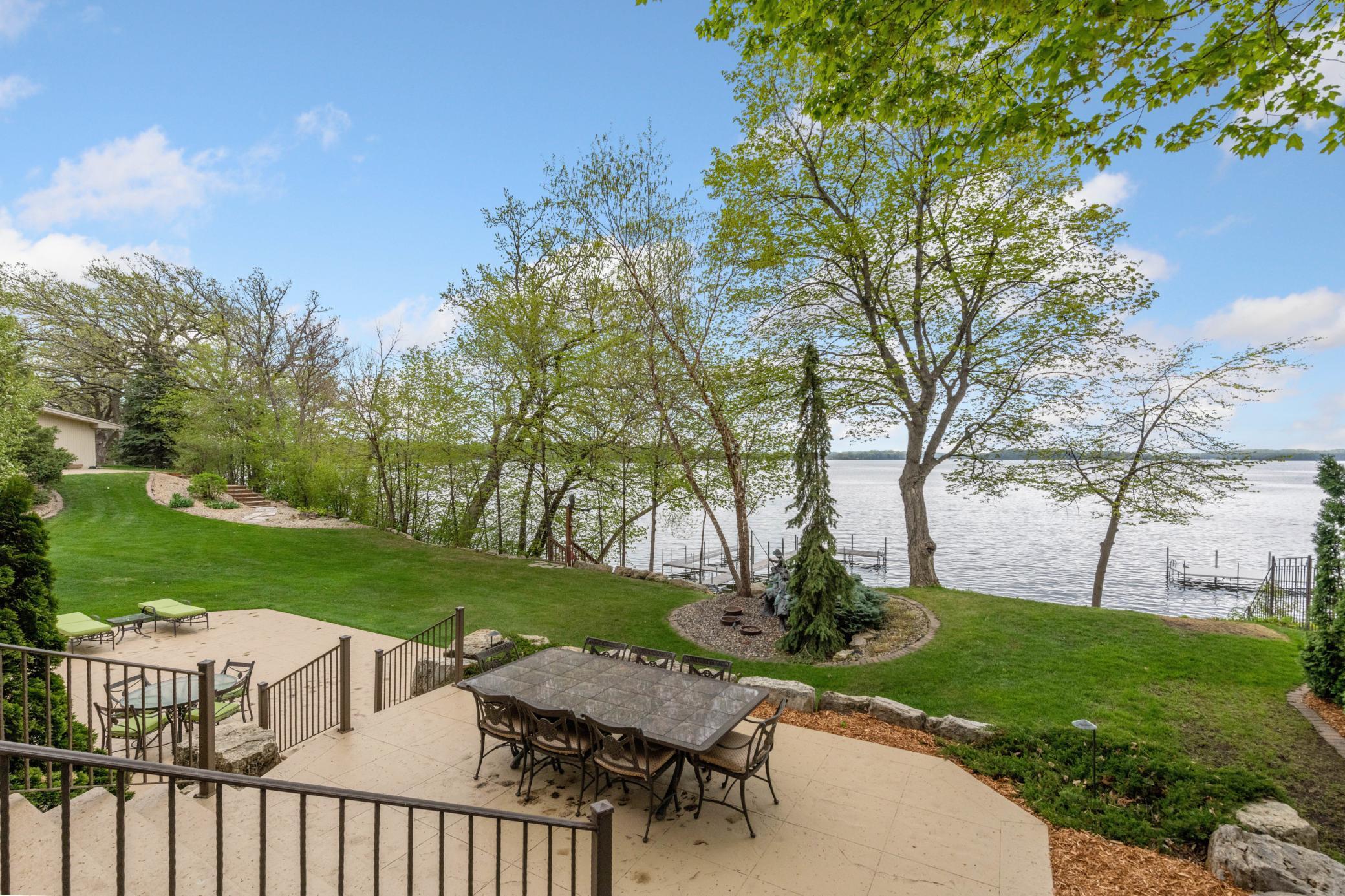 Back Terrace, on South side of home