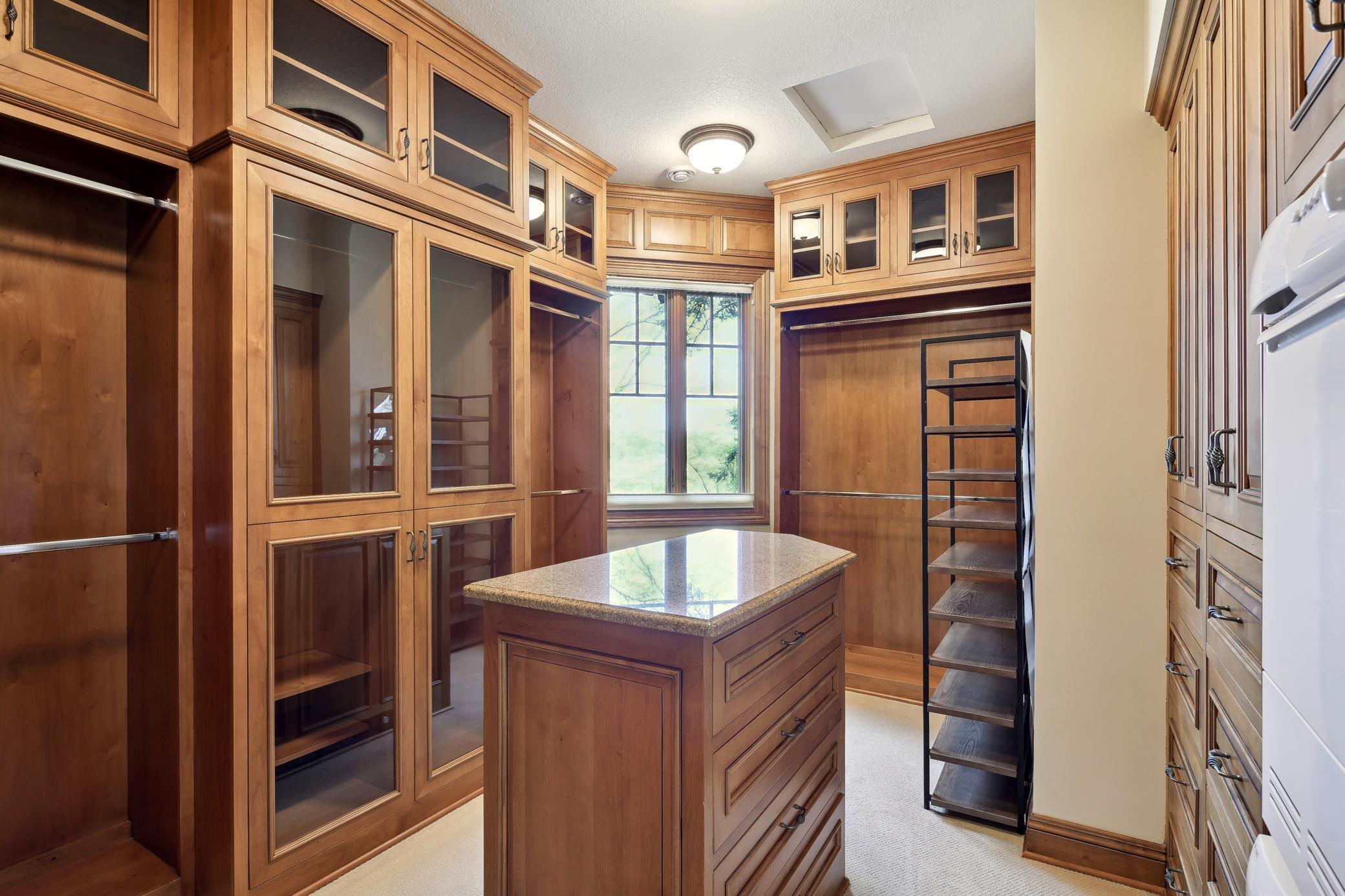 Custom walk-in closet