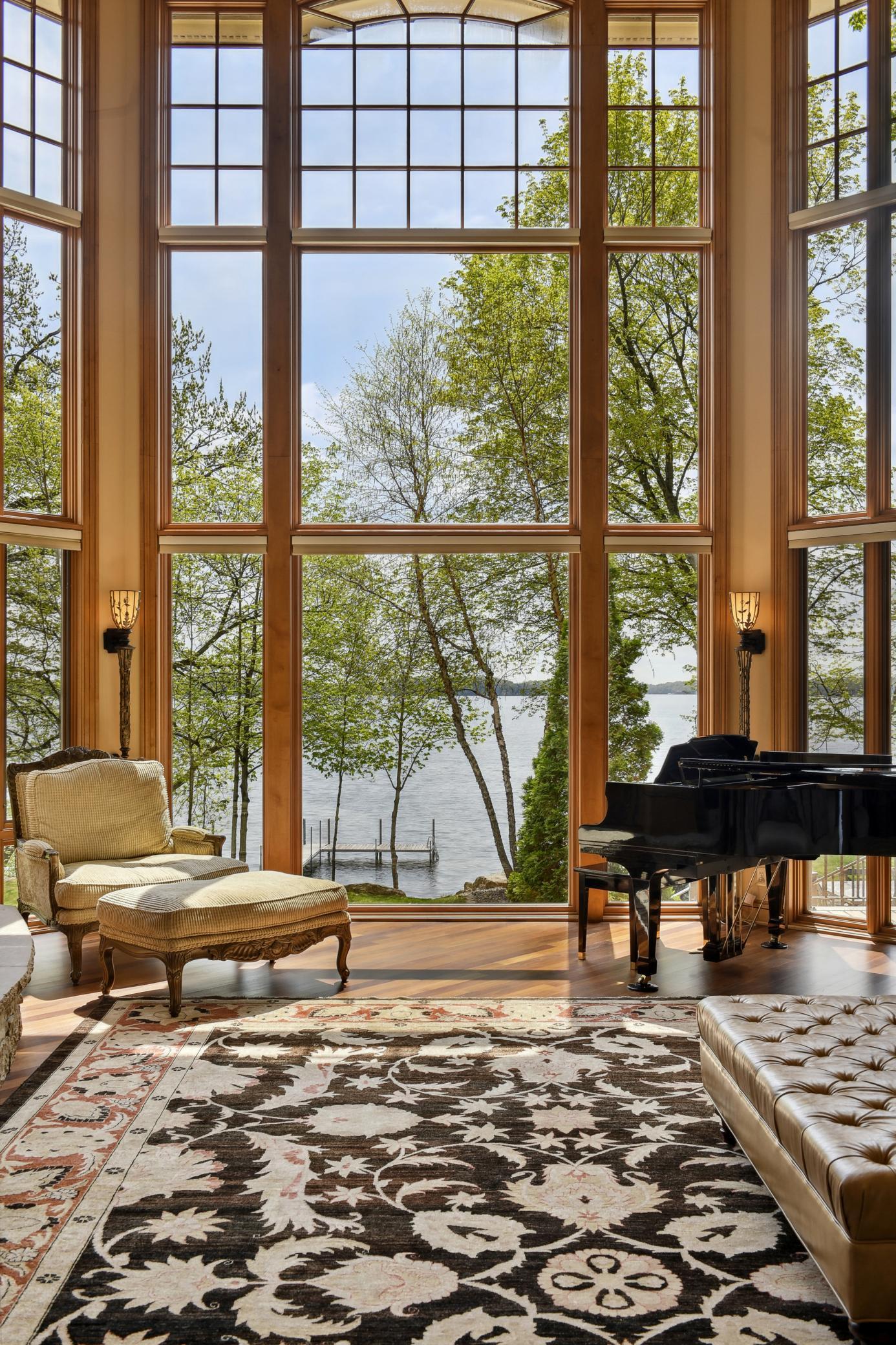 Windows have electric blinds for these windows