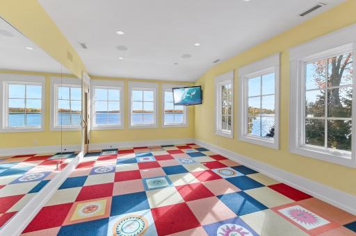 Workout Room with Sauna // Upper-Level