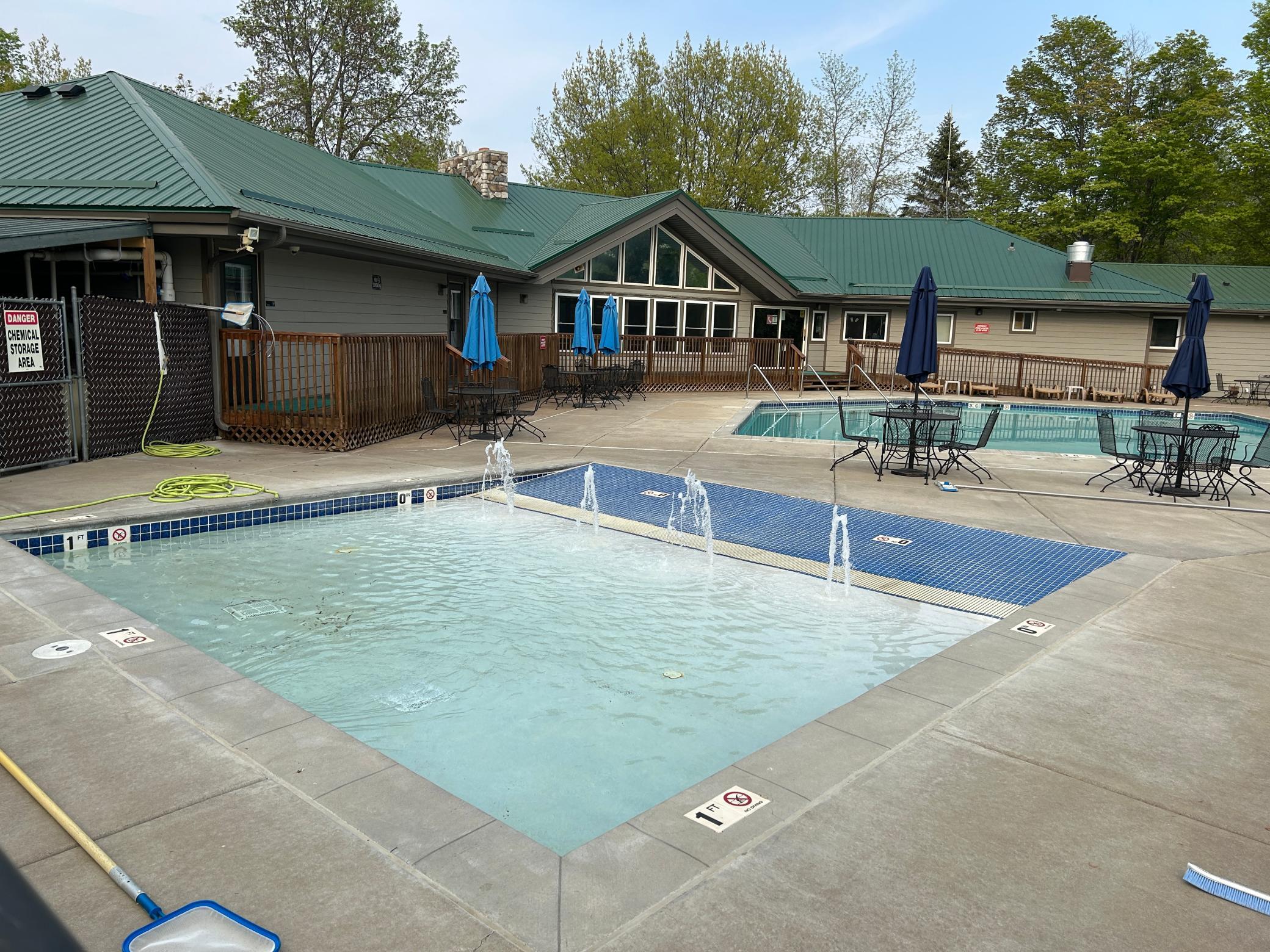 More water play areas!