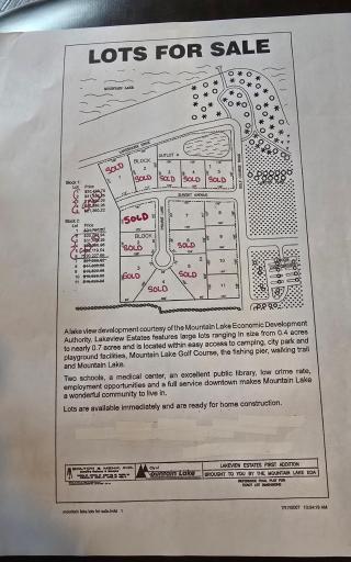 Blk 2 Lot 10 Sunset Avenue-Prairie Lane, Mountain Lake, MN 56159
