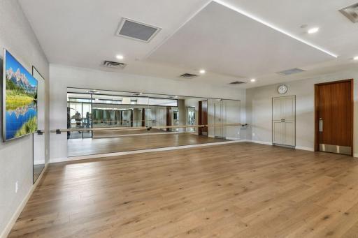 Separate space for in-person or video classes