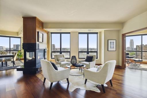 More great Stone Arch views from living room
