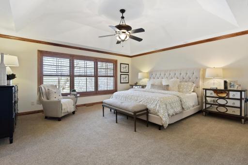 The owners' suite is the perfect place to start and end each day