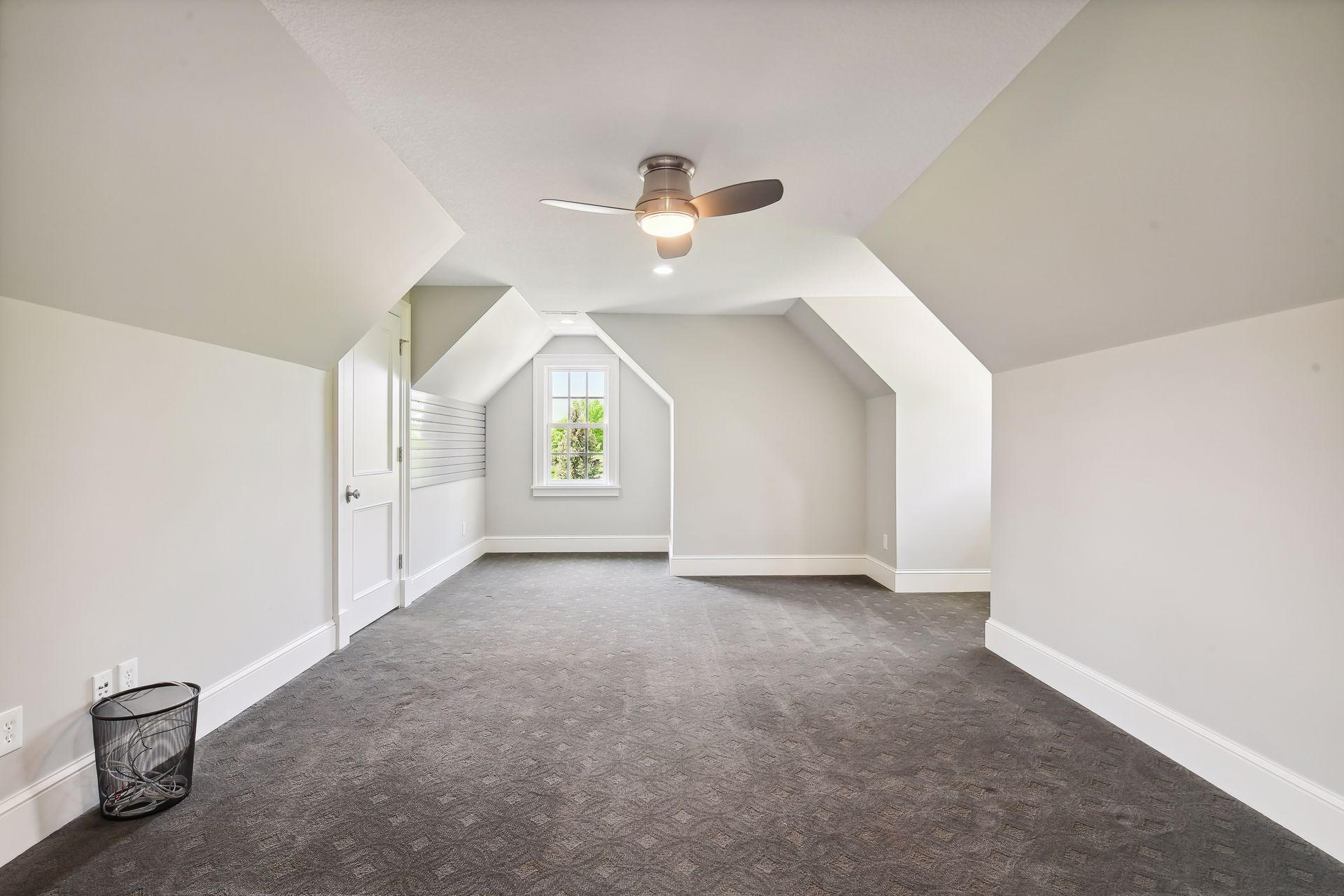 These Flex Rooms could be great as home offices, playrooms or additional bedrooms. A separate HVAC system services the two rooms and the hallway in between hem.