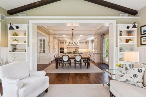 Well-designed, the floor plan offers every room it's own identity while seamlessly flowing into each adjoining space.