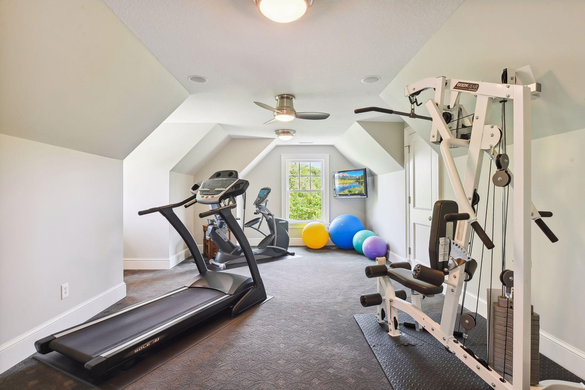 Perfectly situated over the garage you will find two Bonus Rooms, each with a walk-in closet. One of the rooms is currently used as an Exercise Room.