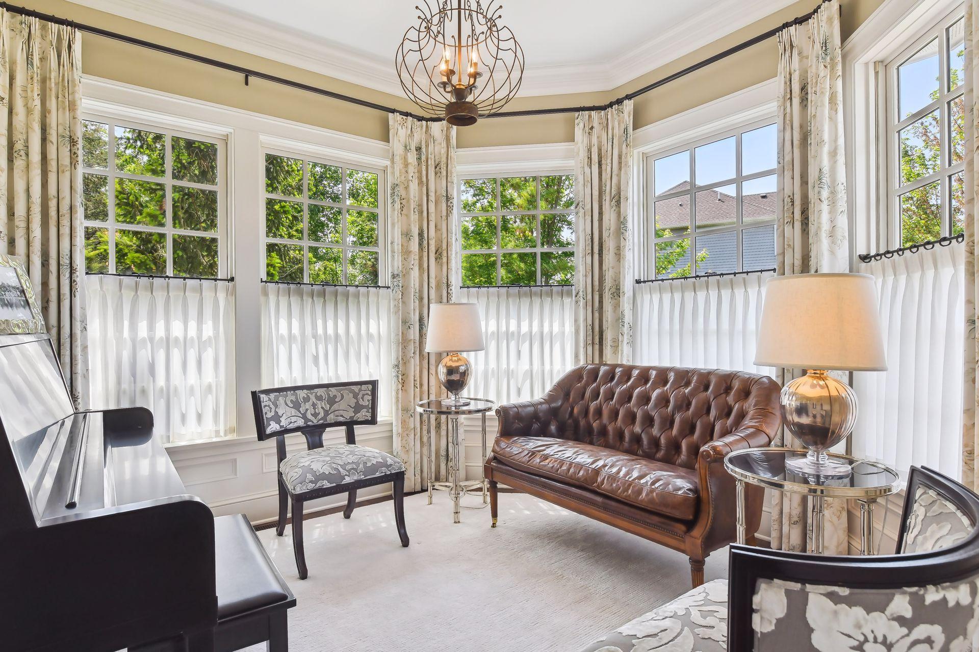 The Parlor is an intimate space for a piano recital or a quiet conversation.