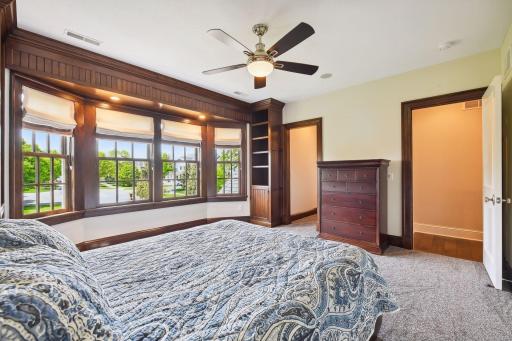 The upper level offers 9-foot ceilings throughout.