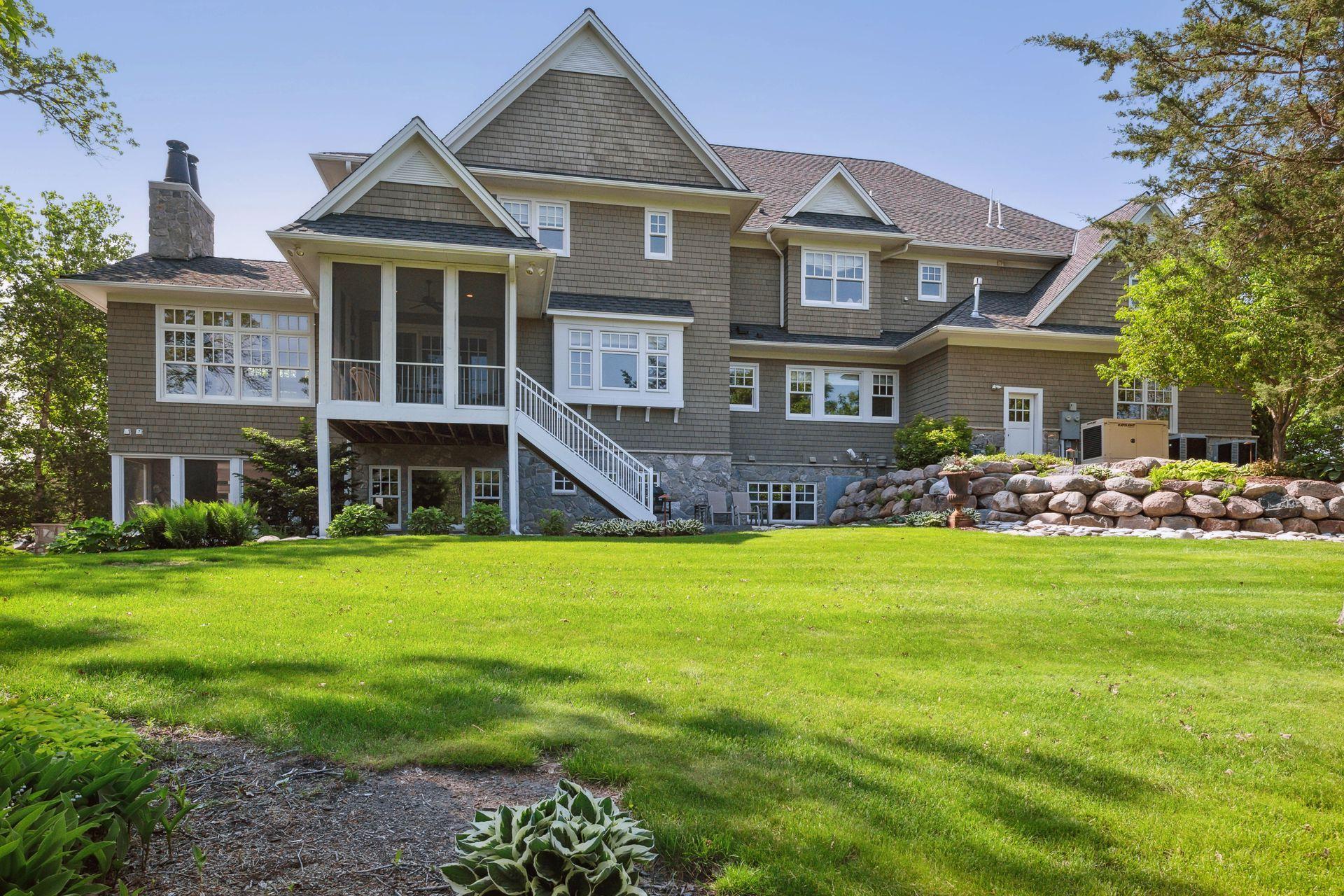 Just as indoors, the same level of care was taken when constructing the outdoor living spaces around the home.