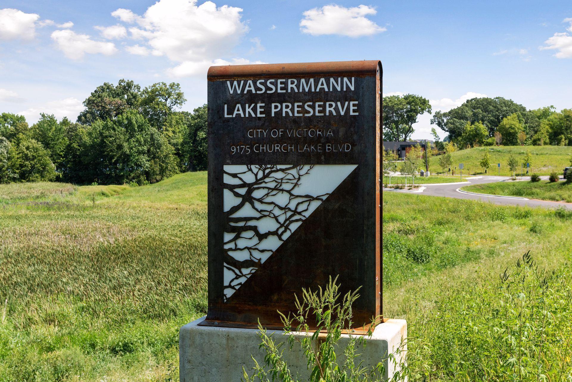 A short drive from your front door is the Wassermann Lake Preserve.