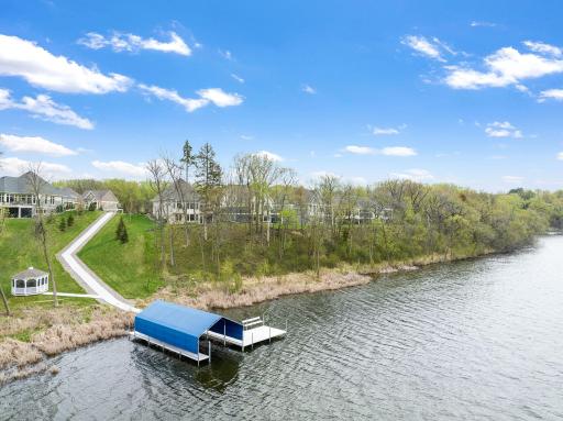 The pontoon is available for exclusive use to the neighborhood home owners