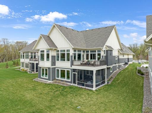 An additional three feet were added to the back of the home from the original design. Offering greater living space then other homes in the neighborhood