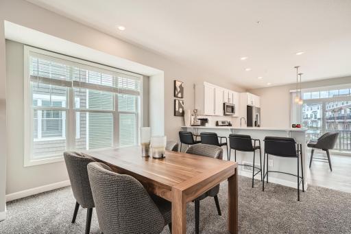 Photo for 7540 38th Street N, Oakdale, MN 55128 - Listing #6368259 Dining Room- Model home pictured with the same floorplan.