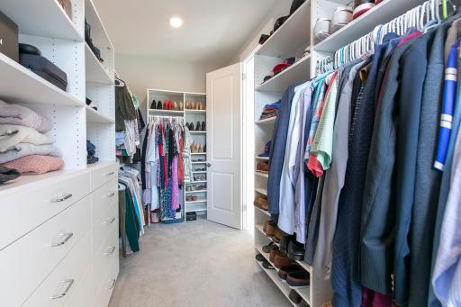 Owner's suite is complete with generous closet space and a beautiful bath!