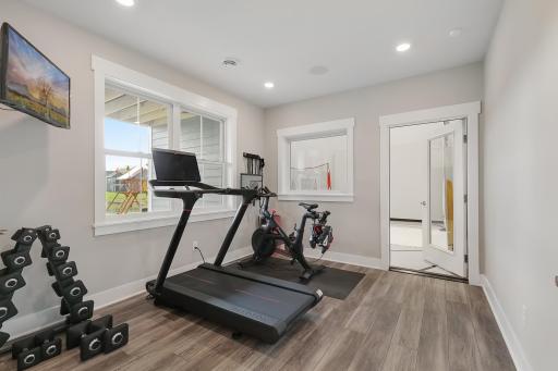 Additional bonus room in the lower level! Cancel your gym membership!!