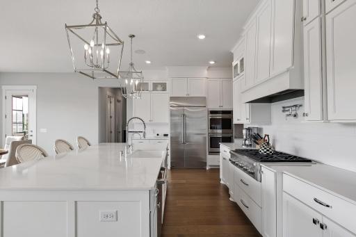 Stunning kitchen space with high-end appliances