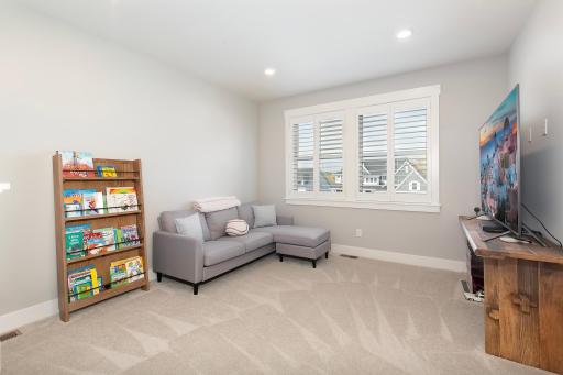 Upper level Bonus/loft space for an additional living area.