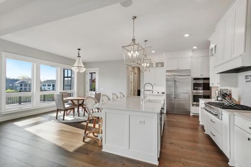 Tasteful balance of neutral colors and custom details.