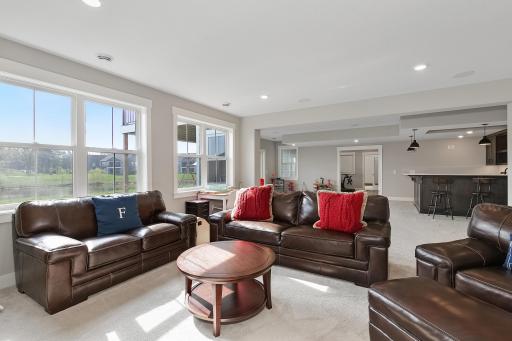 Gorgeous walk-out basement with lots of windows.